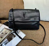 YSL So Black Hollywood Chain Shoulder Bag