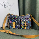 Louis Vuitton Black Tricolor Cambridge Sling Bag, Discontinued Vintage