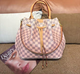 Louis Vuitton White Damier Gradient Bucket Shoulder Bag