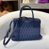Miu Miu Matelesse Tote Bag(blue)