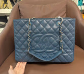 Chanel blue GST shoulder bag