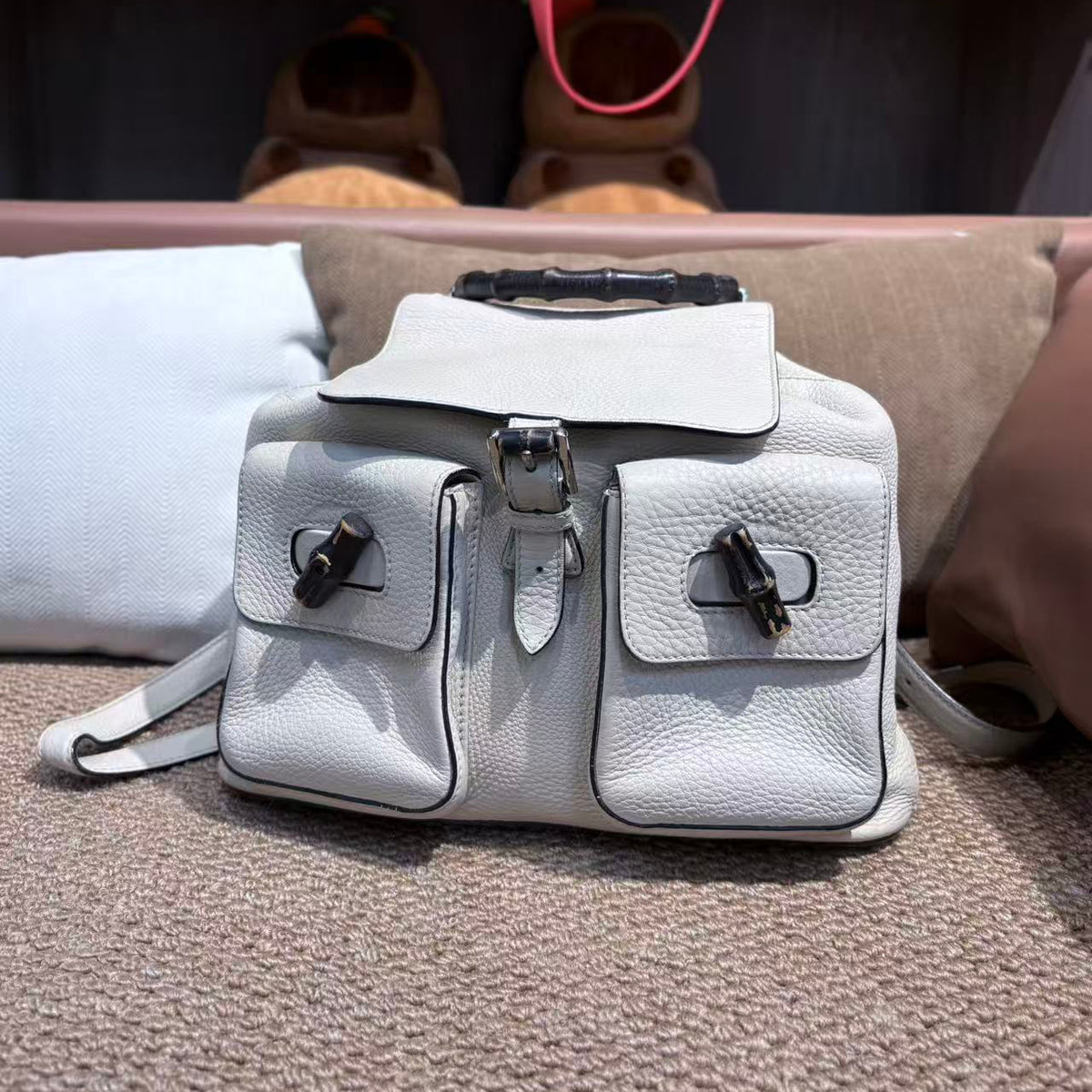 Gucci Bamboo Backpack