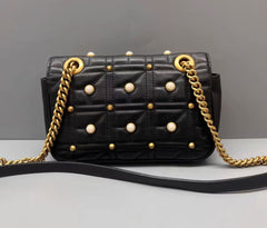 GUCCI Black Gold Pearl Studded Limited Edition